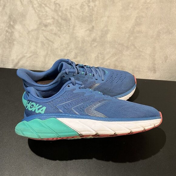 Hoka One One Shoes - Hoka One One Arahi 5 Women's 8.5 Blue Running Athletic Comfort Sneakers